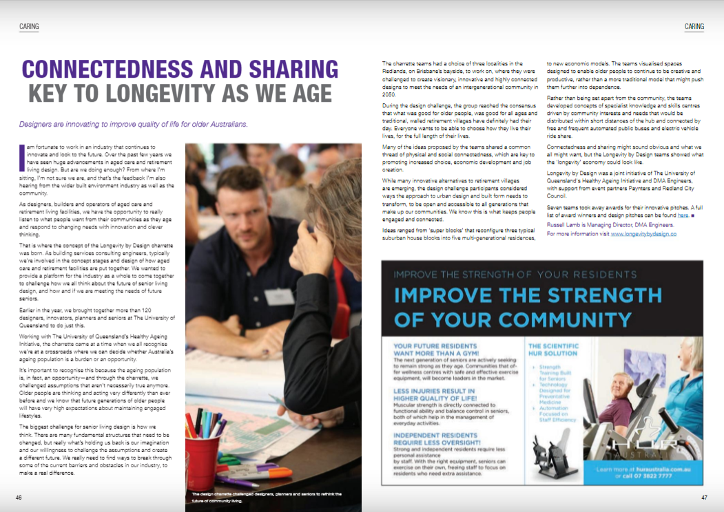 LASA fusion magazine CRC Longevity